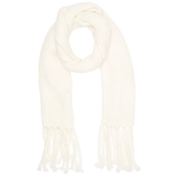 Guest In Residence Giant Cloud Scarf in Cream Merino Wool - Picture 1 of 3